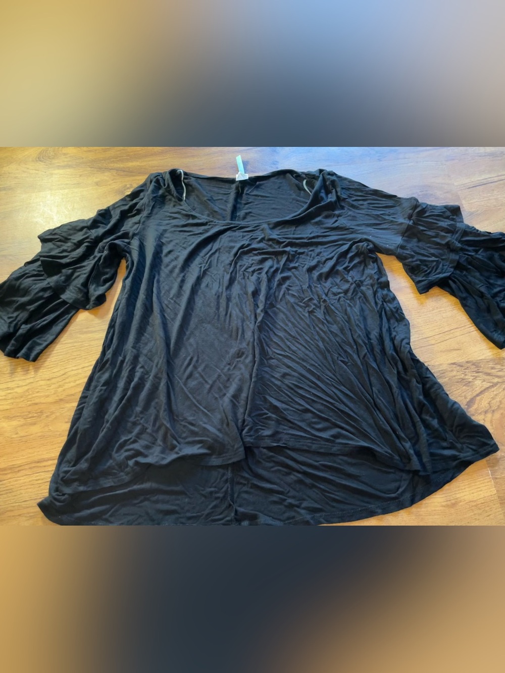 The Pink Black Blouse women’s 3/4 sleeve 3X